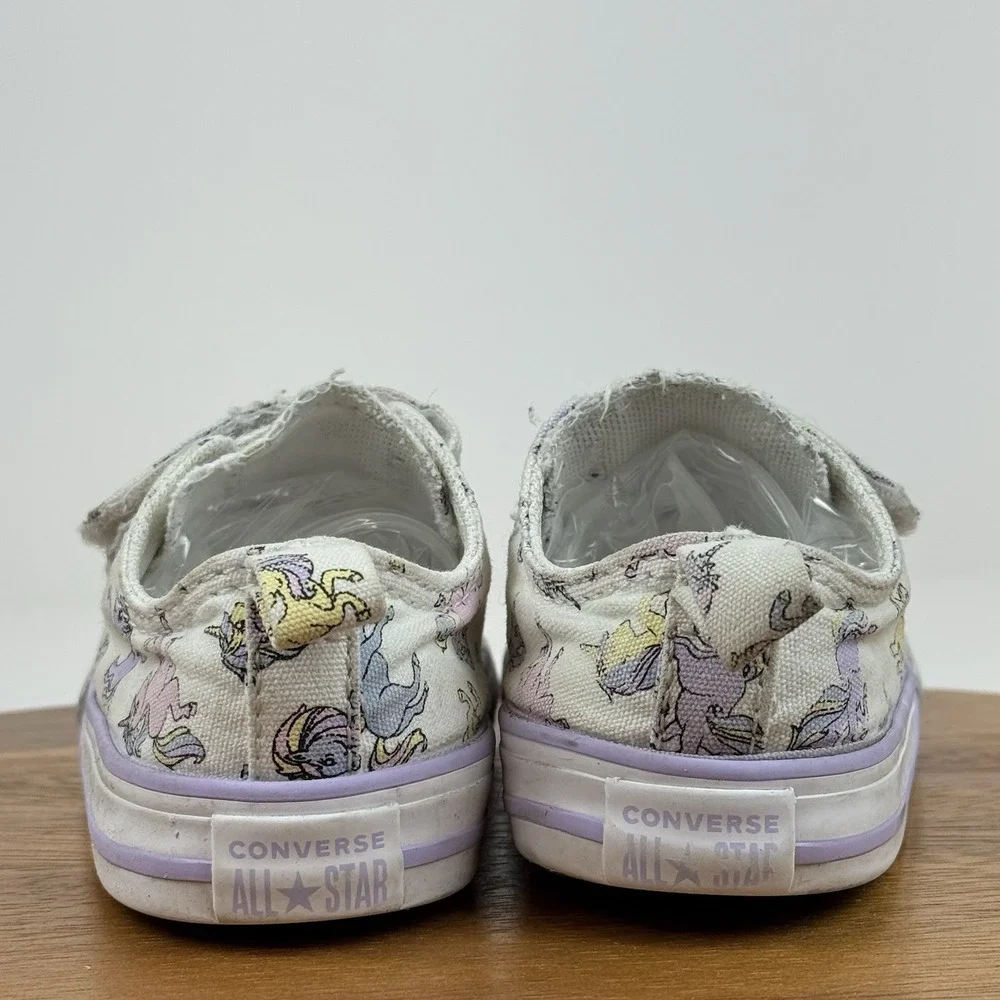 Little Kids Girls Converse Chuck Taylor All Star Easy On Unicorns Shoes Size 5 C